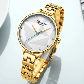

NEW CURREN Women Fashion Watch Luxury Quartz Watches Women Casual Simple Ladies Clock Female Wristwatch Stainless Steel Watch