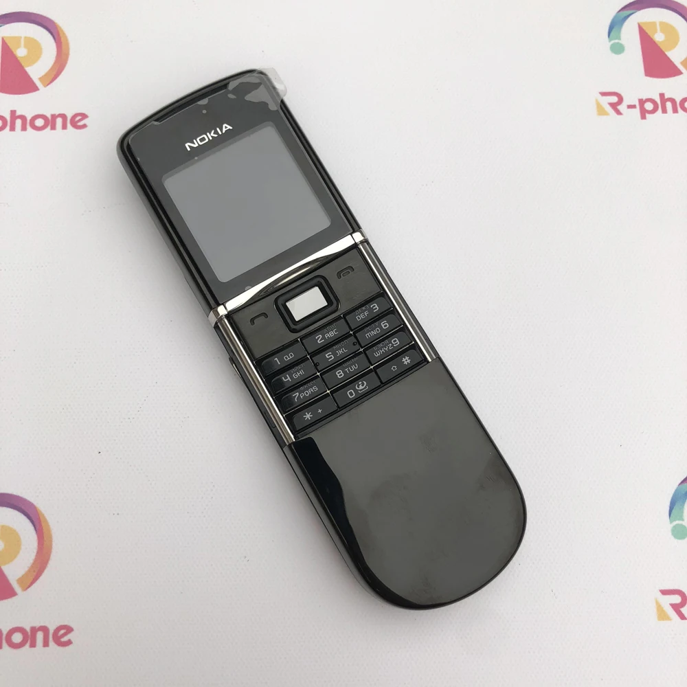 NOKIA 8800 Sirocco 8800d  GSM Tri-Band Refurbished Mobile Cell Phone Camera Bluetooth Russian keyboard Original Unlocked second hand iphone