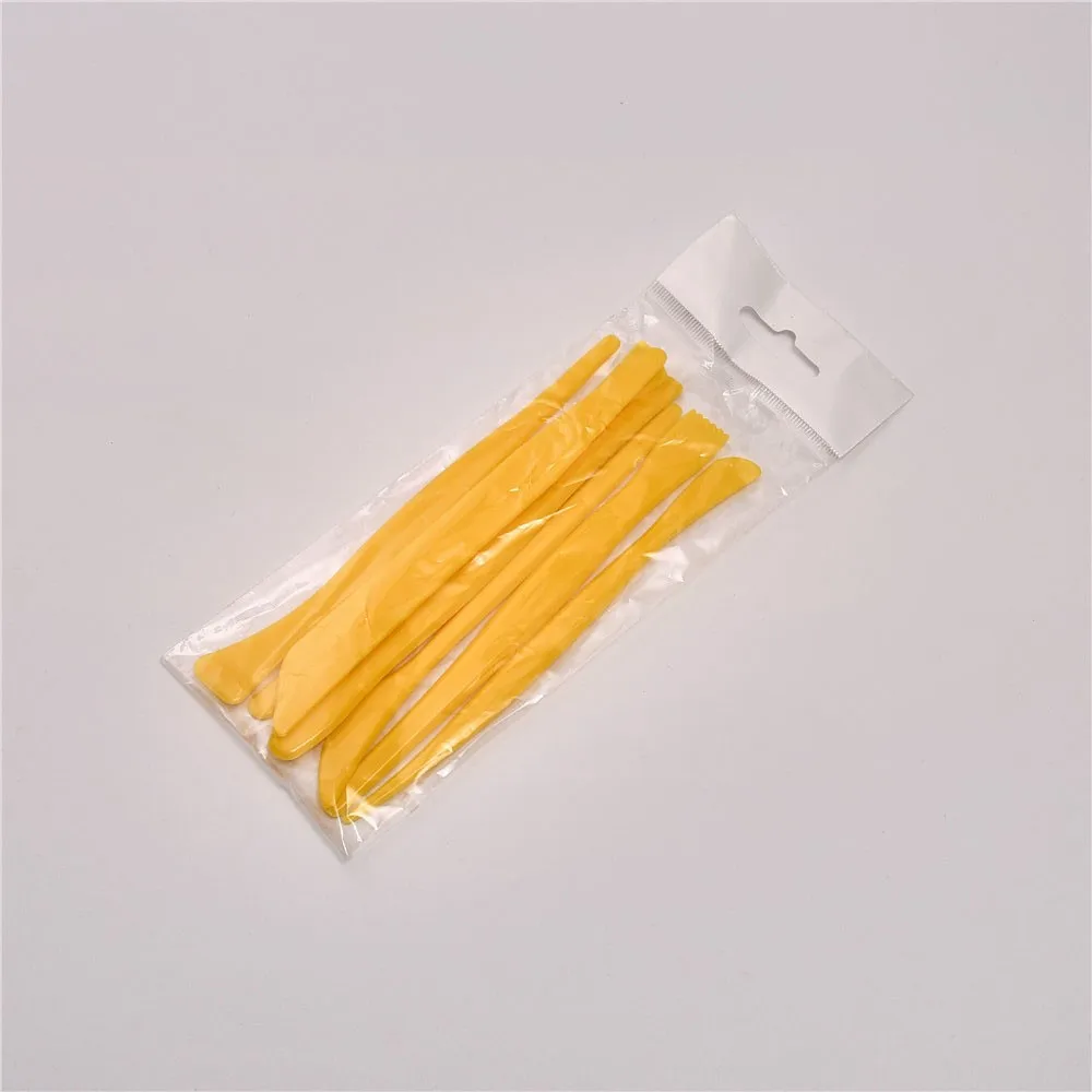 1 Set Plastic Clay Knife Pottery Tools Clay Tools Clay Tools Sculpture DIY Clay Pottery Tool Kit Potters Carving Molding Craft