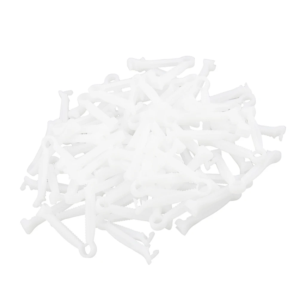 Umbilical Cord Clamp 50pcs/Lot Disposable Plastic Umbilical Cord Clip For Cattle Pig Livestock And Poultry Supplies