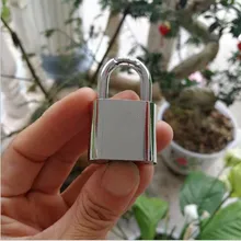 30 мм имитация нержавеющей стали Противоугонный замок филе лезвие замок управление открытый замок Белый стальной замок