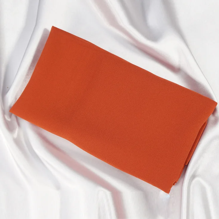 DarkOrange Dromiya женский элегантный скромный Мусульманский Исламский шифоновый шарф с бусинами Рамадан мягкий хиджаб высокого качества бандана головной платок - Цвет: DarkOrange