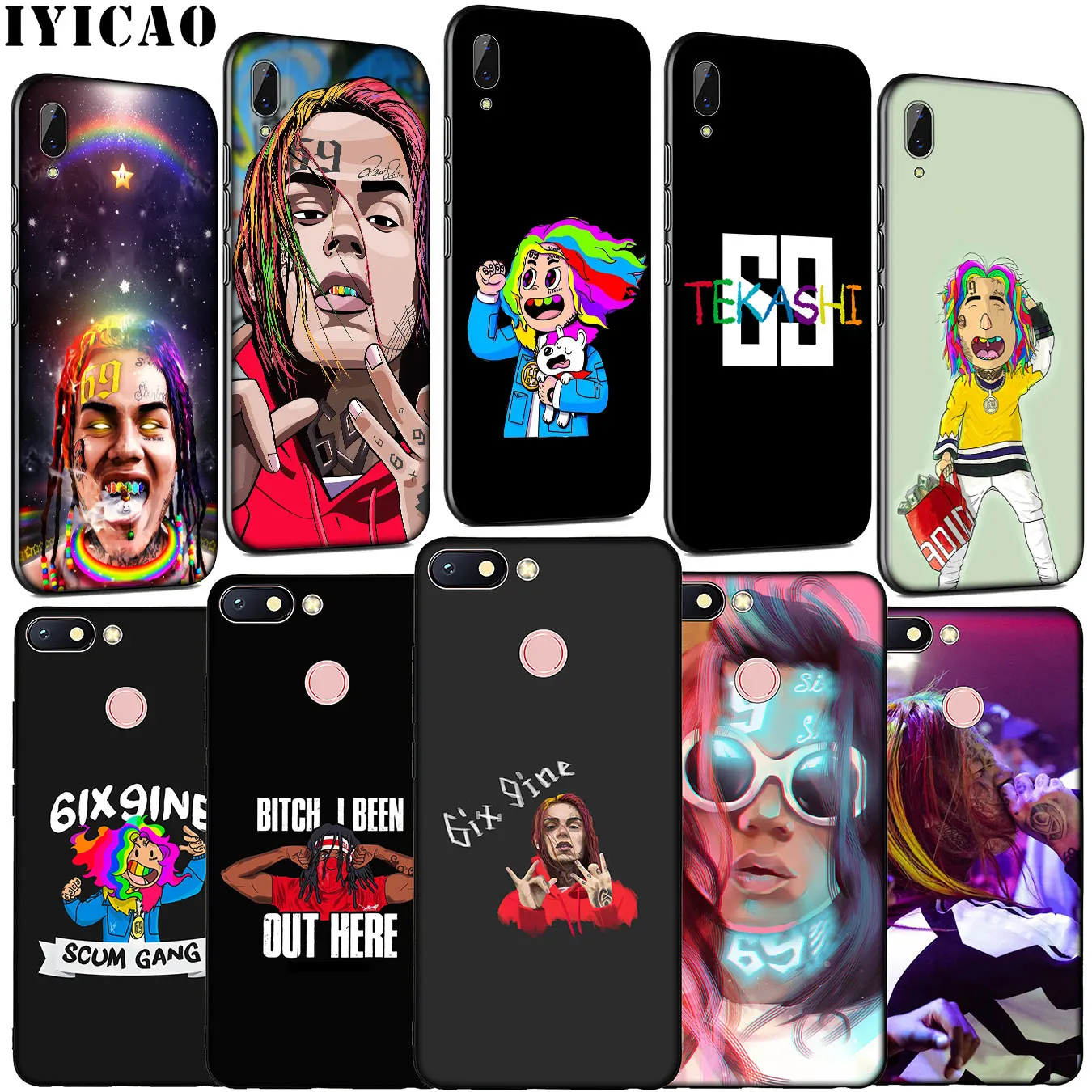 6ix9ine Tekashi69 Fefe Мягкий силиконовый чехол для телефона Xiaomi Redmi K20 GO 8A 7A 6A 5A 4A 4X Note 8 7 6 Pro 5