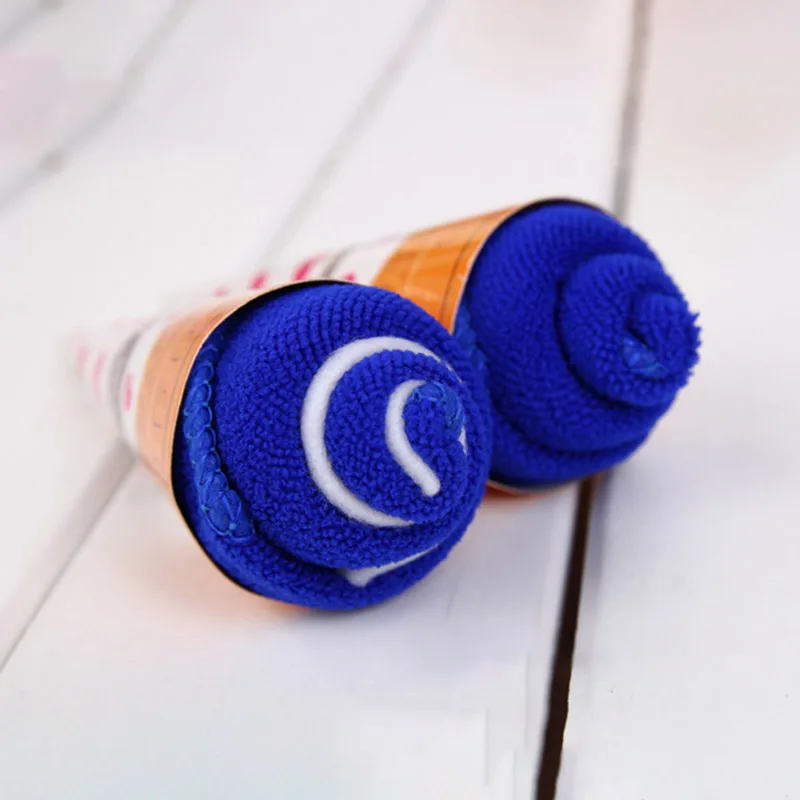 

1 Pcs Washcloth Towel Cake Shape Gift Soft for Wedding Birthday Party Couple Valentine's Day SEP99