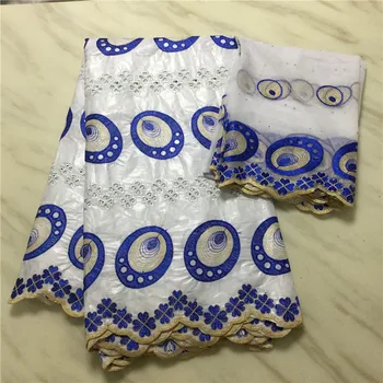 

2020 New arrival african bazin riche fabric with beads cord lace fabric guinea brocade fabric for wedding white