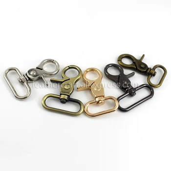 

1pcs Metal Snap Hook Trigger Lobster Clasps Clips Oval Ring Spring Gate Leather Craft Pet Leash Bag Strap Belt Webbing