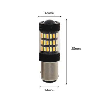 

600LM Turn Signal Light Switchback Bulb 360 Degrees Replacement 1157 4014