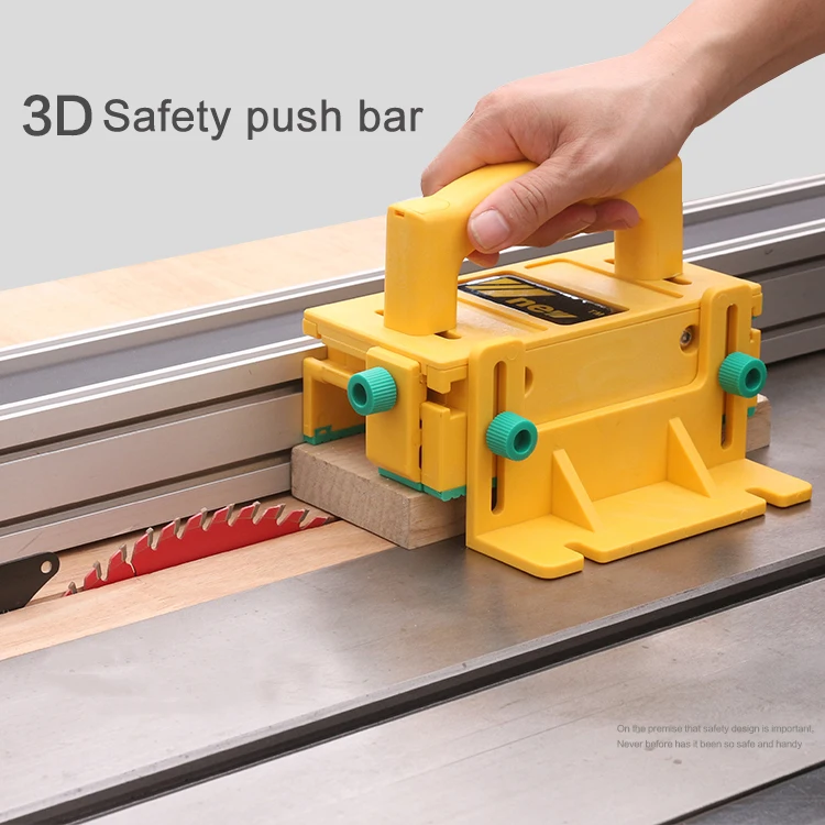 

3D Safety pusher flipping table band saw woodworking tools