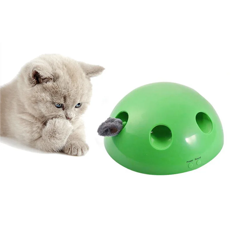 

Electric rotating pet toy Amazon mouse feather cat toy cat fun toy