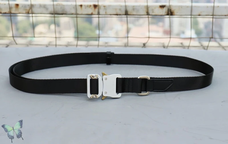 1017 ALYX 9SM Belts Canvas Unisex Hip Hop ALYX Buckle Belts Tactics Safety branded belt for men