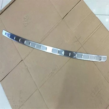 

WELKINRY For BMW X4 2014 2015 2016 2017 rear tail car bumper box gate back door sill threshold scuffproof guard plate pedal trim