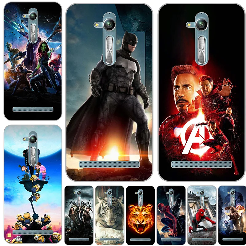 

Colorful Cell Phone Covers Case for Asus Zenfone GO ZB500KL ZB500KG X00AD Soft TPU Cases Printed Back Cover Capa Full Protective