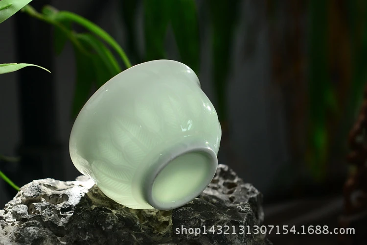 Керамический чайный набор, чайная чашка, изображение, Celadon, СИП, чайная чашка, мастер-чашка, вырезание яичной скорлупы, чайная чашка