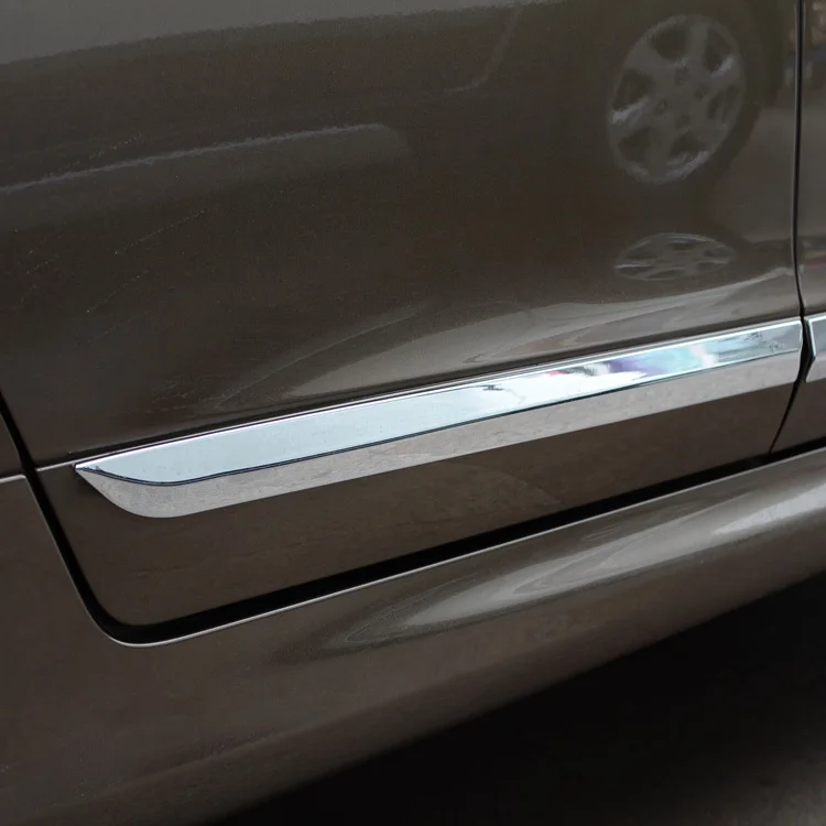 KOUVI подходит для 2014 2015 20016 VOLVO XC60 хромированная подкладка боковой двери украшение