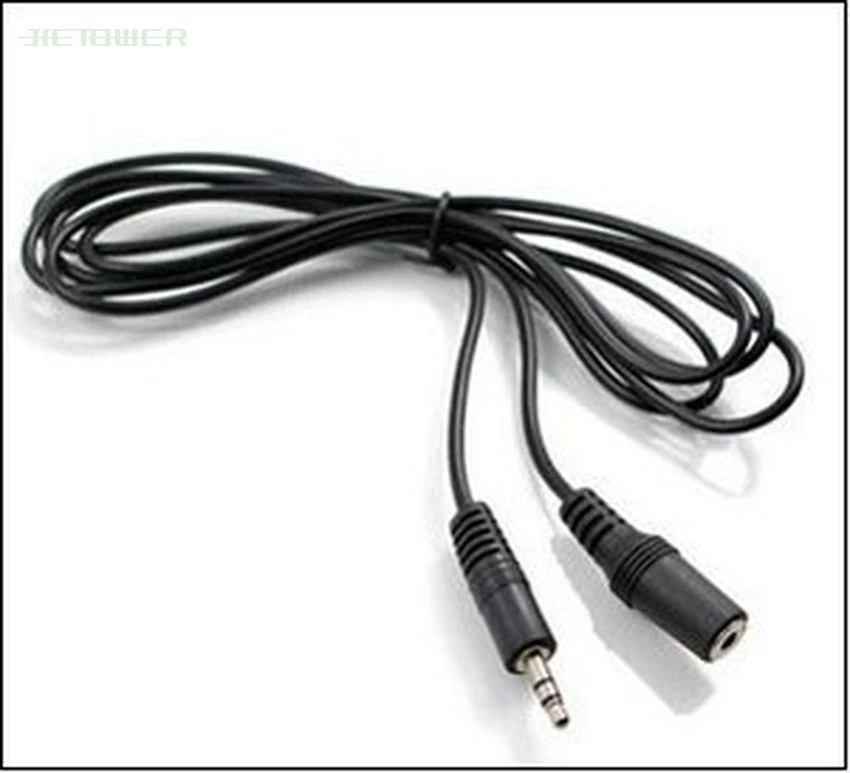 1 1m Male to Female Earphone 3 5mm AUX Jack Audio Extension Cable Cord 3 5 Auxiliary for Car Headphone Louder 300pcs lot