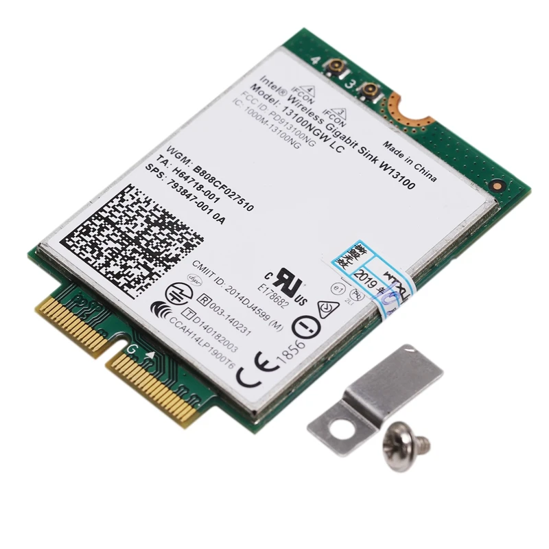 Для Intel беспроводной гигабитный раковина W13100 13100NGW WiGig(802.11Ad) беспроводной док-модуль NGFF M.2 4230 WiFi адаптер+ Bluetooth 4,0