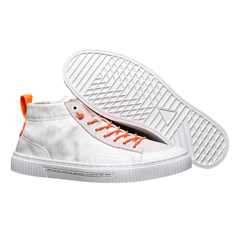 Стильная мужская повседневная обувь для влюбленных Кожаные кроссовки на