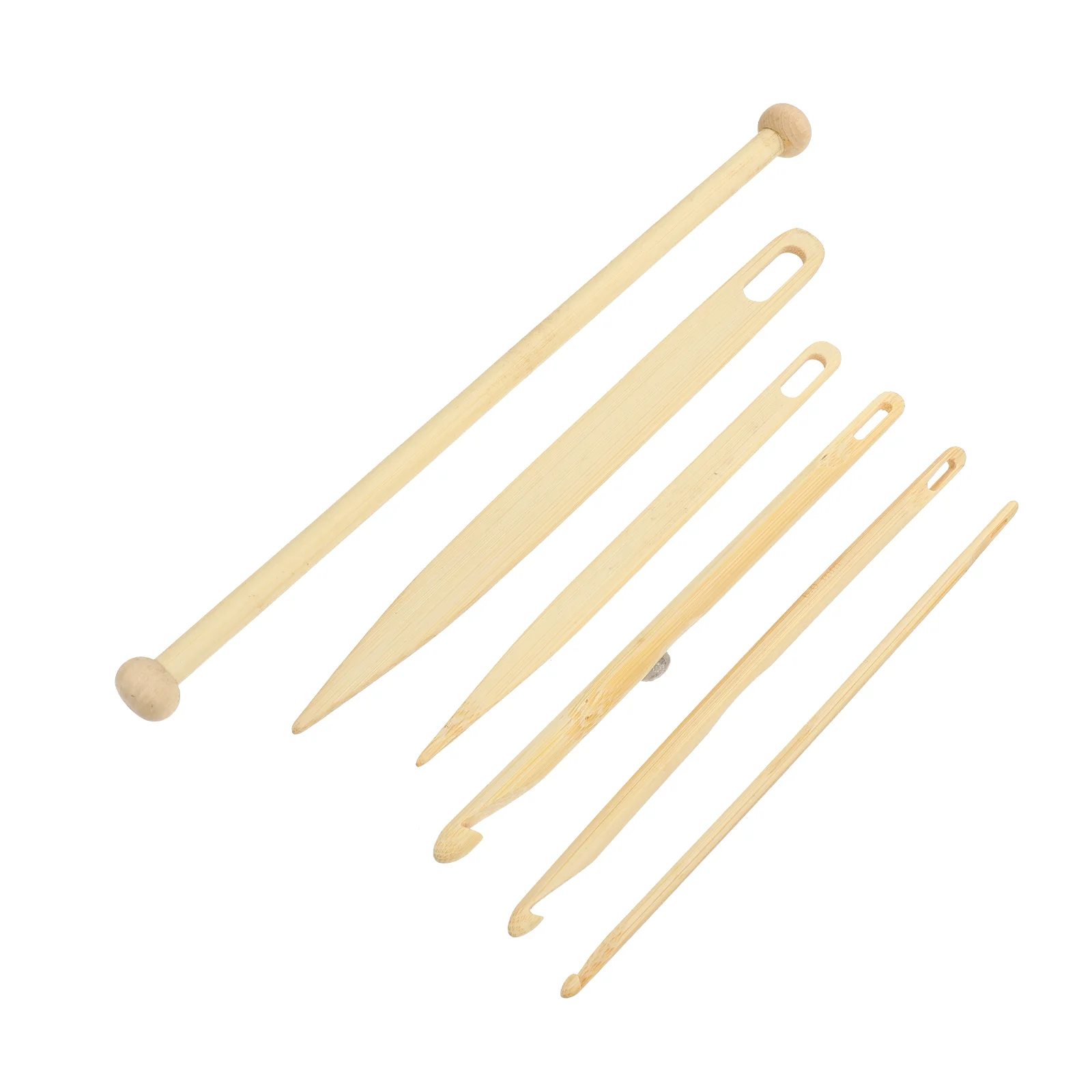 1 Set Weaving Loom Tools Wood Weaving Tool Weaving Hooks DIY Knitted