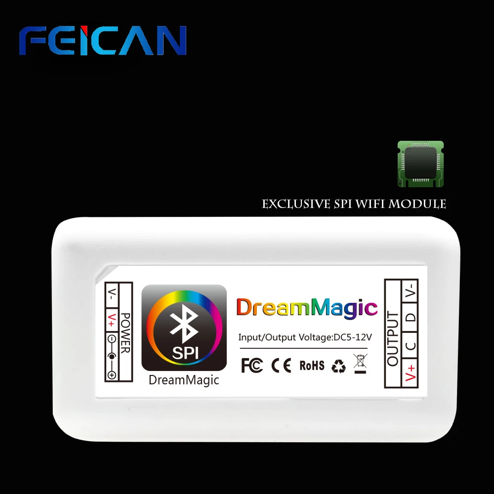 Светодиодный RGB контроллер Bluetooth Magic DC12-24V 10A 3CH светодиодный цветной RGB светодиодный контроллер на Android и IOS приложение для SMD3528 5050 светодиодный