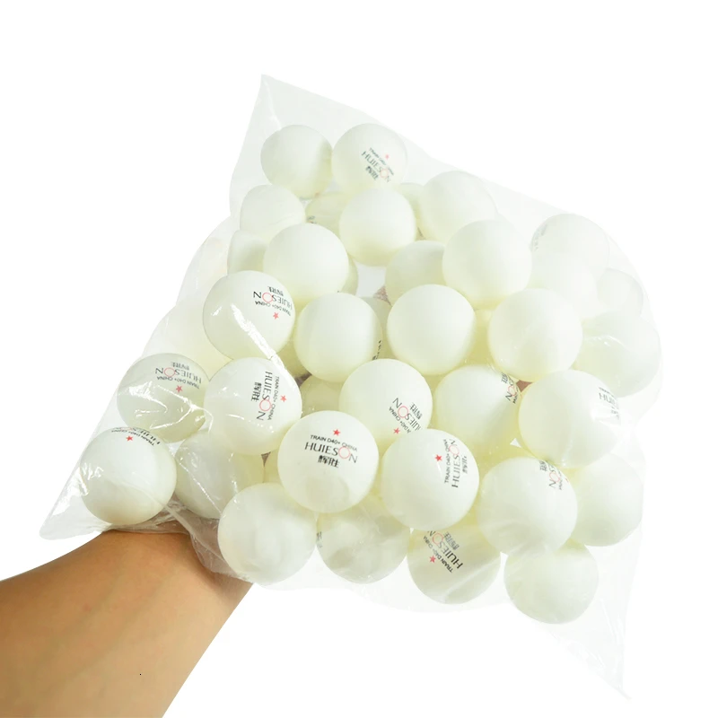 Huieson 100pcsbag ABS Plastic Ping Pong Balls 40mm+ New Material Table Tennis Balls for Training (2)