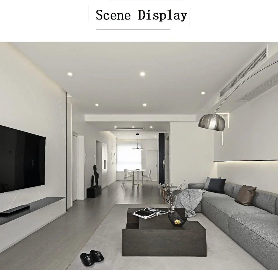 Ultra Bright Round LED Downlight 3W 5W 7W 9W 12W 15W 18W Aluminum AC110V 220V LED Down Light Ceiling Recessed Spot Light