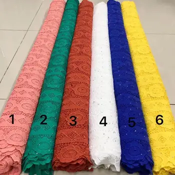 

Hot Sale African Guipure Cord Lace Fabric Unique Style Nigerian Water Soluble Cord Lace Fabrics For Wedding Party