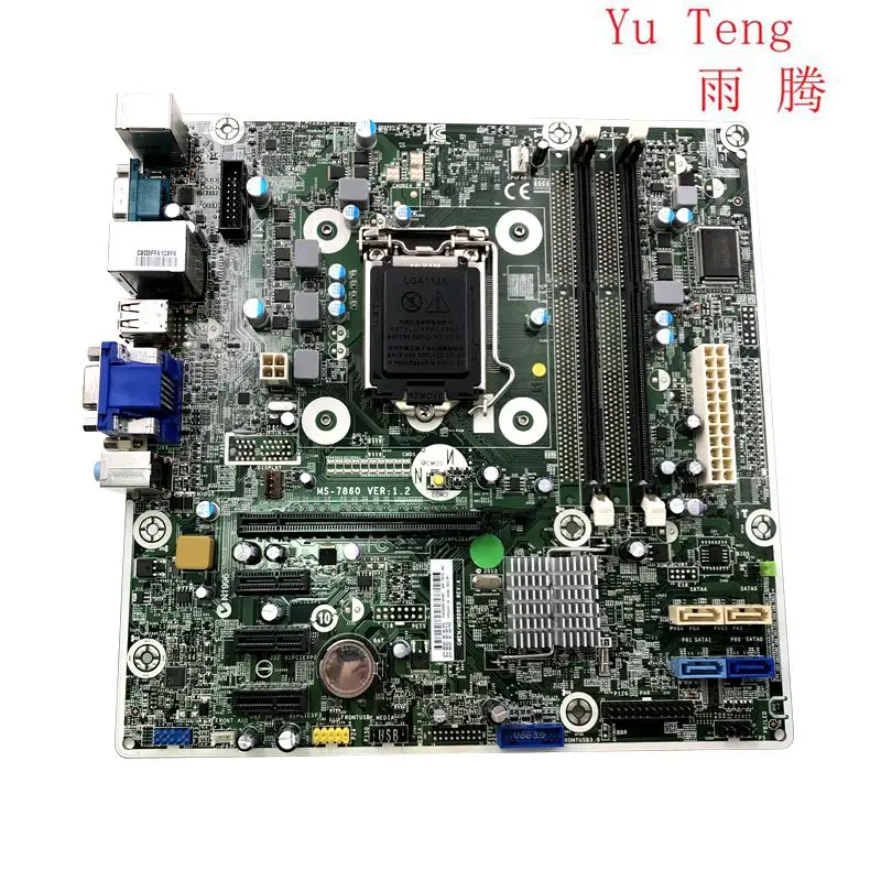 Настольная плата Hp 400 G2 MT MS-7860 V1.2 H81 LGA1150 780323-001 780323-501 780323-601 718775-002 MB материнская 100%