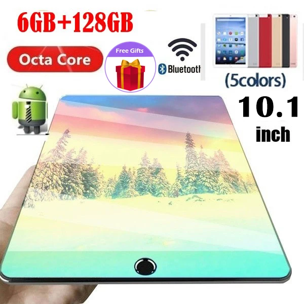 

[Hot Sale] 10.1Inch Large Screen IPS Dual SIM 4G Phone WIFI Andriod 8.1 6GB + 128GB Gaming Tablet