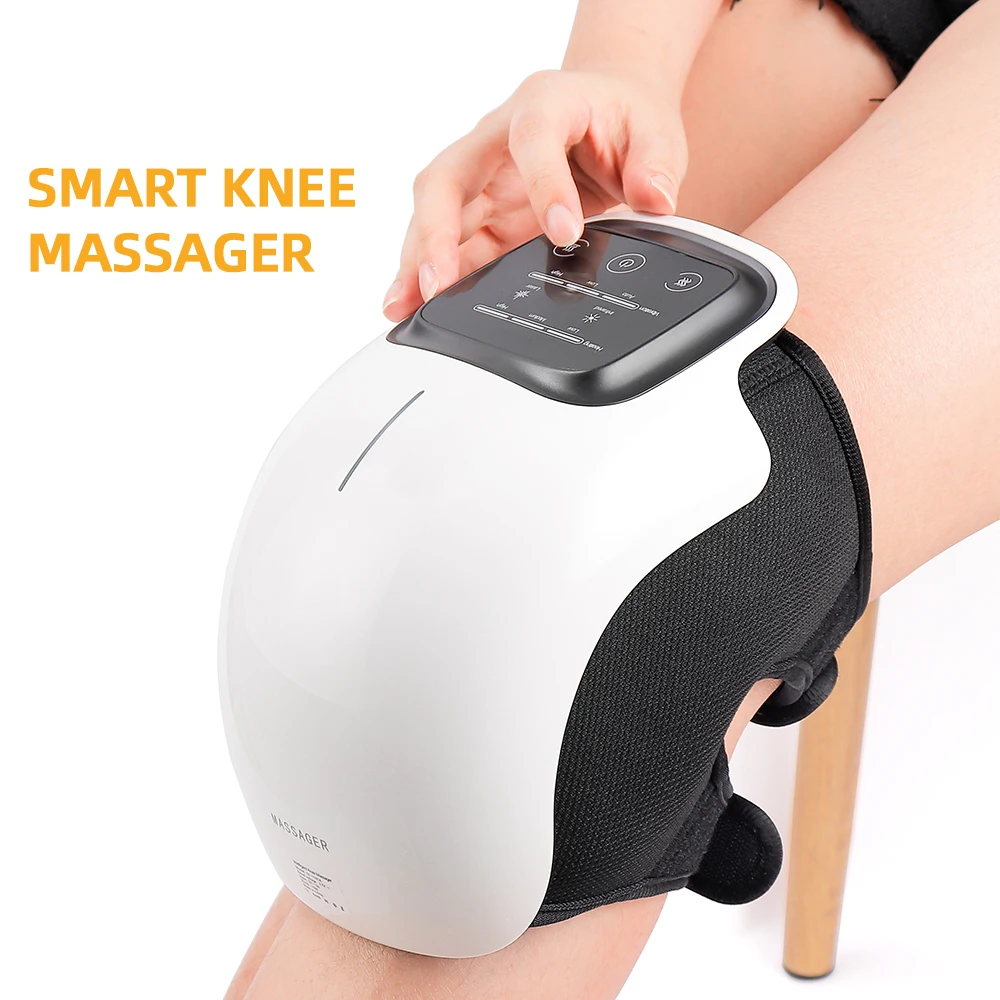 Infrared Laser Knee Massager Heating Physiotherapy Instrument Shoulder/Elbow/Knee Vibration Massage Rehabilitation Pain Relief | Красота и