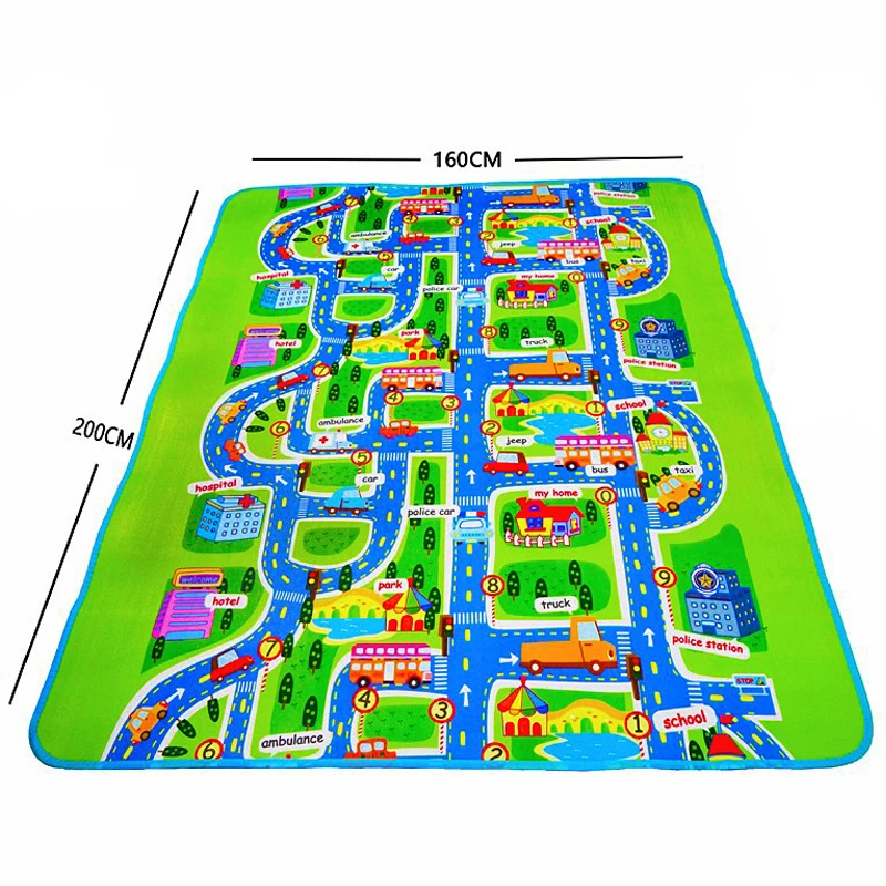 

Baby Play Mat Crawling Mat Kids Rug Developing Mat Eva Foam Kids Carpet Playmat Road Game Puzzles Toys Gym for Children Game Pad