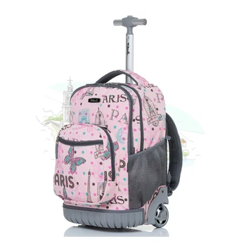 

Hot new style Schoolchildren's trolley bag Children's bag Travel backpack Kids Rolling Luggage Backpacks Wheeled backpacks