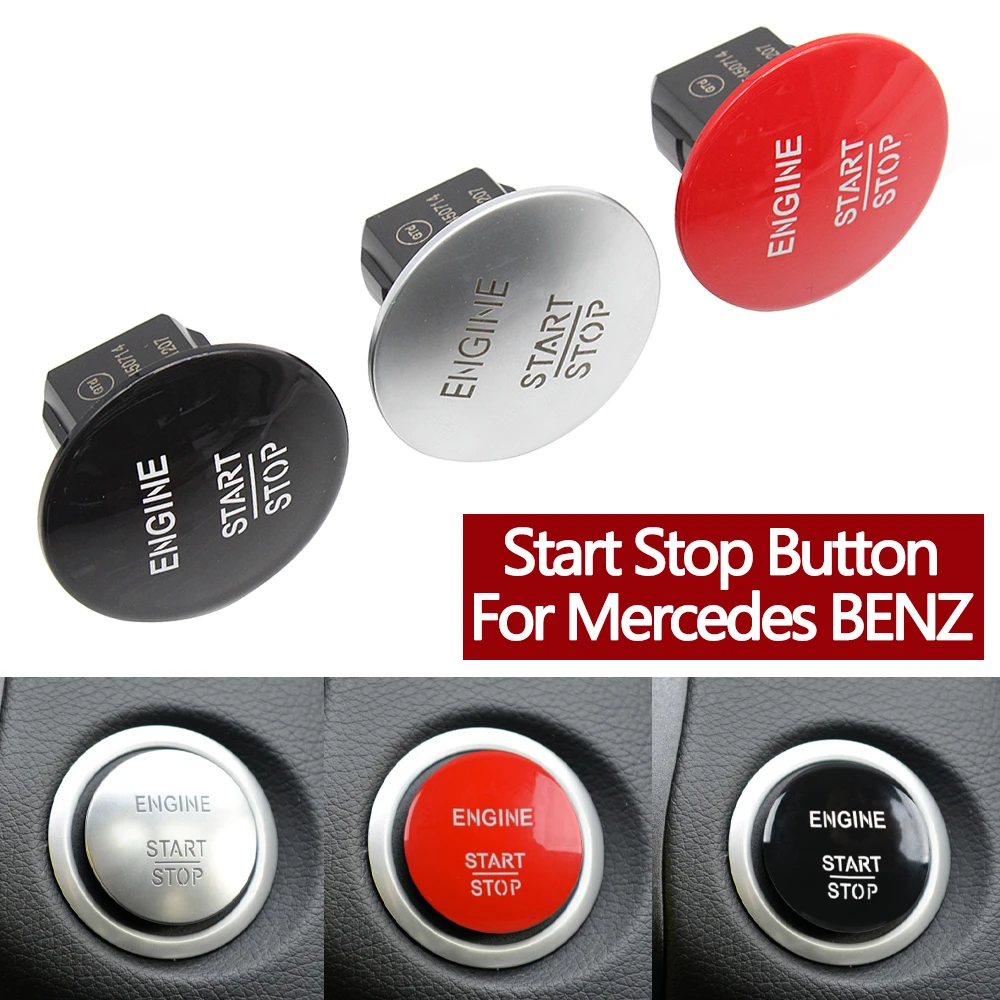 Engine Ignition One Click Start Stop Button Keyless Push Switch For