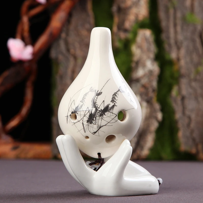 Ocarina 6 отверстий маленький Alto C тон Начинающий туристический сувенир
