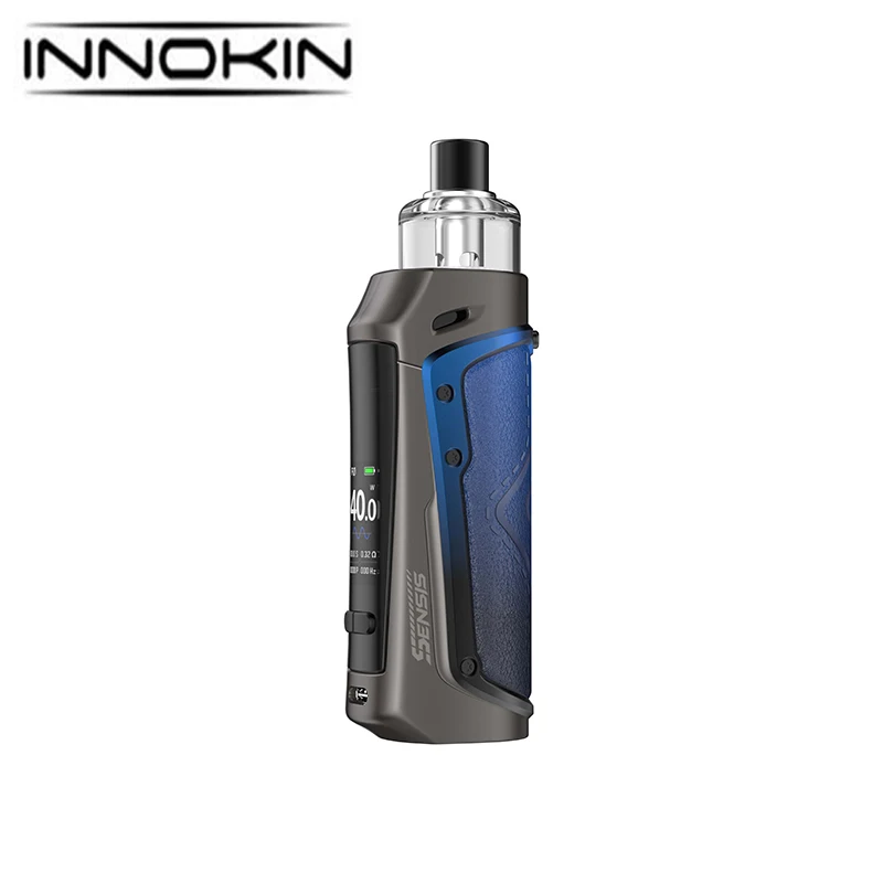 Original Innokin Sensis Kit Vape 40W 3000mAh 3.1ml Pod Cartridge Adjustable  Airflow RDL Vaping E-Cigarettes Vaporizer Mod Kit