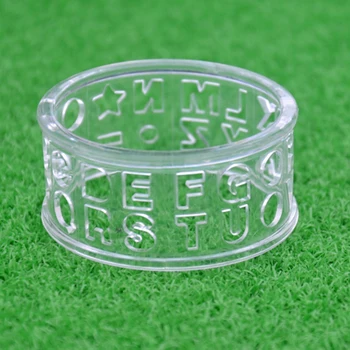 

Practical Drawing Tool Ball Letters Training Aids Monogrammer Golf Line Marker Professional Transparent Portable Round Alphabet