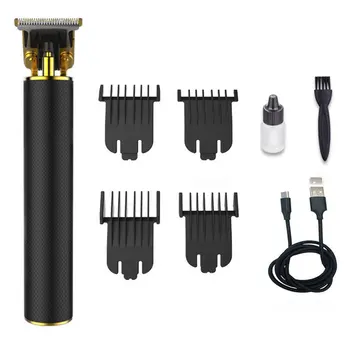 

Retro Electric Rechargeable Hair Clipper V-058 Steel T-Shaped Blade Trimmer Professional Noise Reduction Haircut