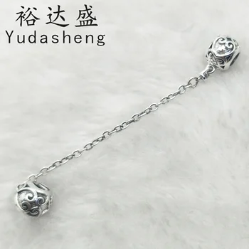 

Ornate Hearts Safety Chain Charm Connect Your Look with Fantastical Elementst Will Keep Your Charms Treasured and Safe