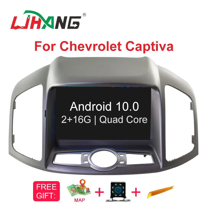 LJHANG Android 10 автомобильный DVD плеер для Chevrolet Captiva 2006 2016 GPS навигация 1 Din