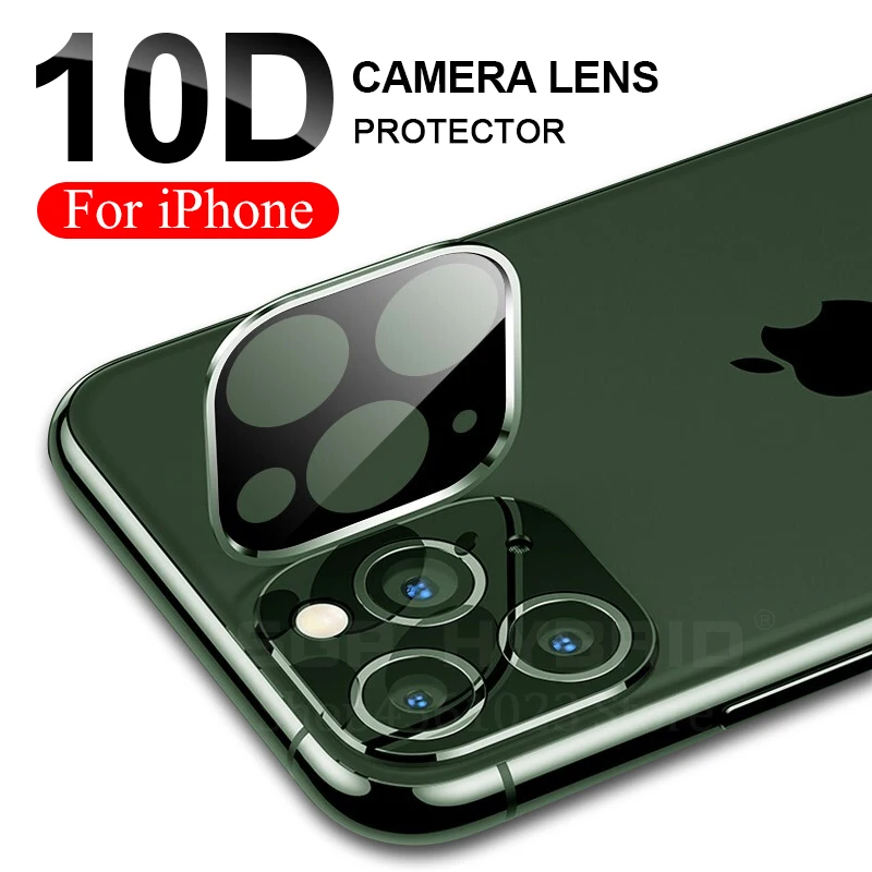 10D для iPhone11 закаленное стекло объектив камеры полное покрытие защитное