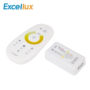 

DC RF 2.4G LED Strip 5050 Single color LED Dimmer Led Strip Controller Wireless Touch Remote Control With Remote Wall Holder