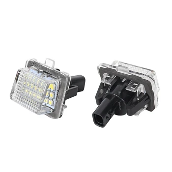 

2PCS Car LED Number License Plate Light Lamp For Mercedes Benz W204 W205 W216 W208 W212 W231 R231 W222 CLA