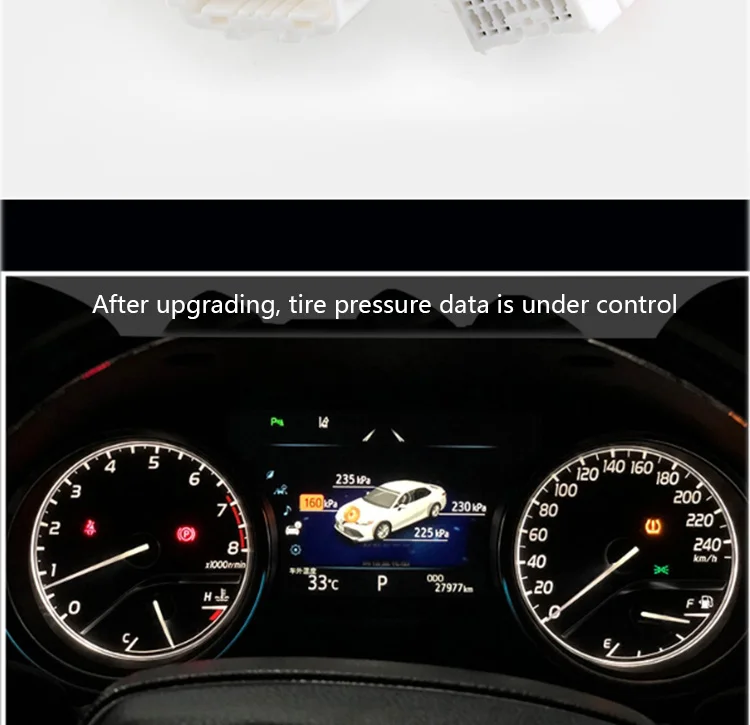 Подходит для Toyota Camry OBD монитор давления в шинах дисплей приемника