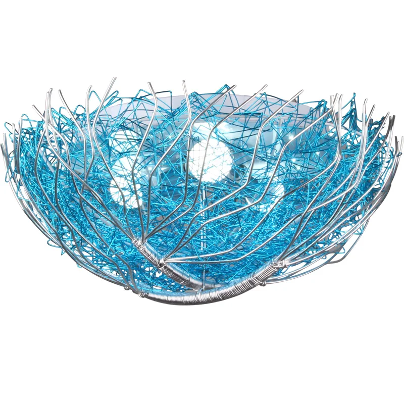 

Originality The Bird's Nest Attract Top Light Children House Bedroom Lamp Personality Arts Lamps And Lanterns The Mediterranean