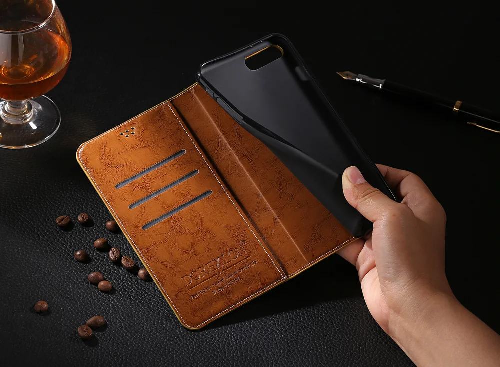 Leather Wallet Flip Cover For Nokia 1 2 3 5 6 7 8 9 Phone Case Nokia 7 Plus Case For Nokia 6 Case Nokia X6 2.1 3.1 5.1 Plus