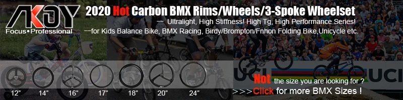 More BMX Sizes