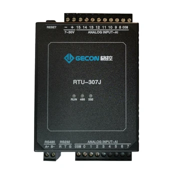 

16AI analog input 4-20mA 0-10VModbusRTU module 0.1% precision ADC acquisition transmission, compatible with RS485+232