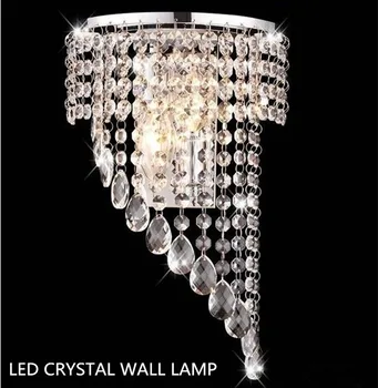 

Modern Led Crystal Wall Lamp Bedroom Bedside Wall Light lustre Wall Lamp Stair Lights LED Lights for Living Room Bedroom Decor