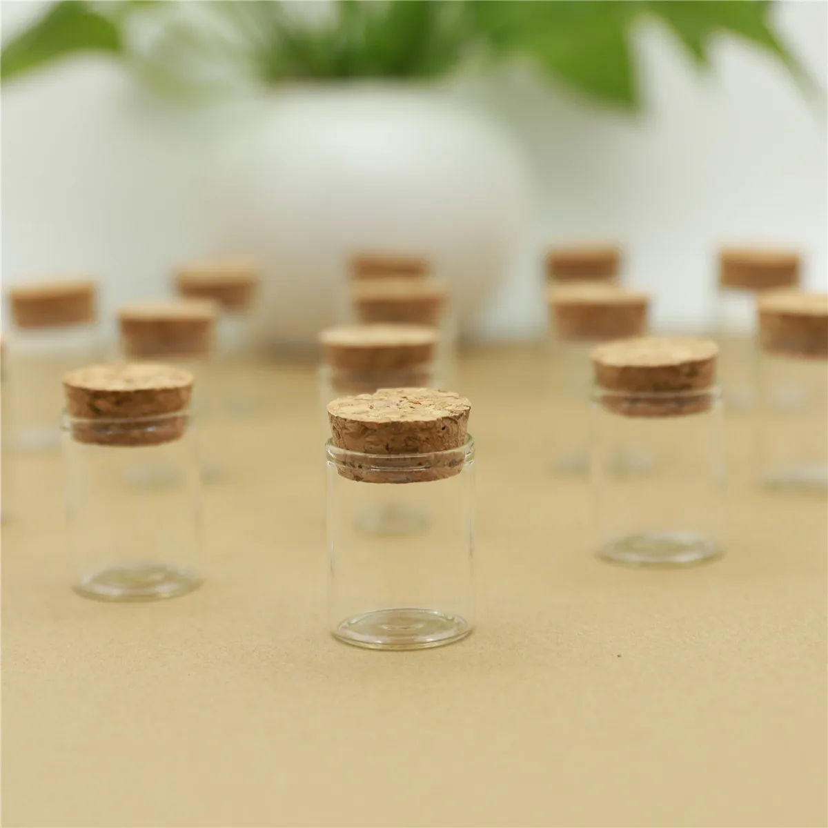 

24pcs 15ml size 30*40mm Test Tube with Cork Stopper Spice Bottles Container Jars Vials DIY Craft