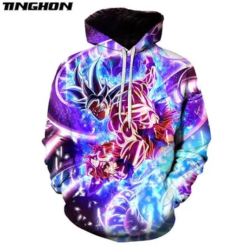 

Dragon Ball Z Vegeta Resurrection Hoodies Women Men Anime Super Saiyan Goku Hoodie Plus Size XS 6XL 7XL DB15