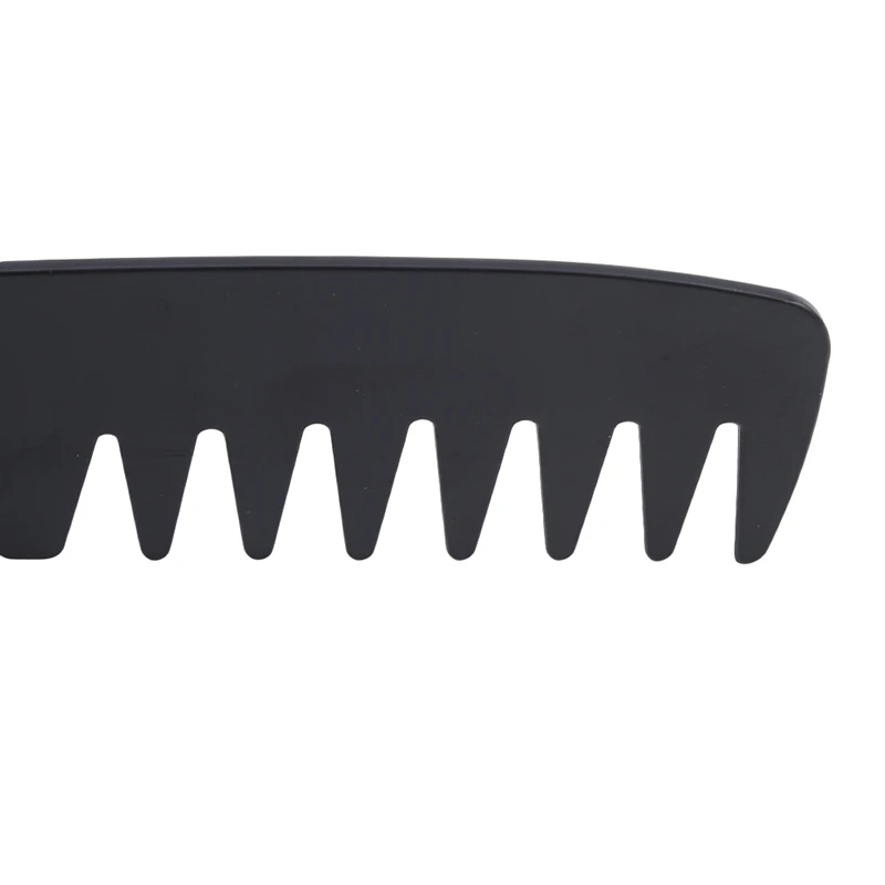 Portable Stainless Steel Cleaning Brush Men Beard Brush Anti Static Barber Hairdressing Comb Hair Styling Shaving Tools 1pc